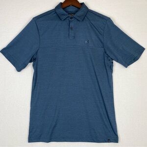 Maven Polo Shirt Men’s Small Navy‎ Blue Short Sleeve Polyester Performance Golf